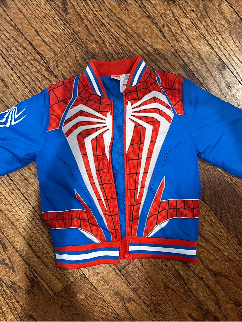 Marvel Blue & Red Spiderman Jacket